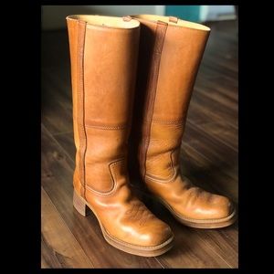 Vintage Kinney tall leather boots size 9